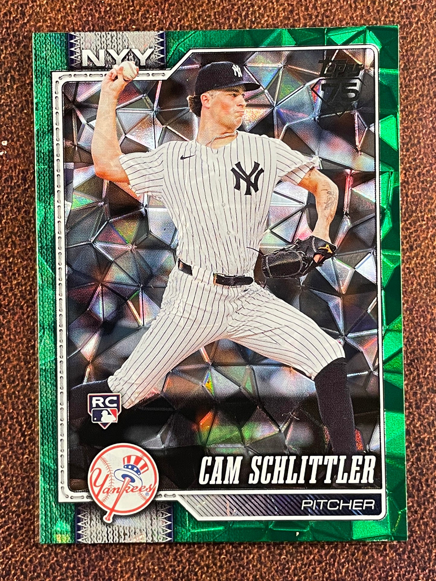 Cam Schlittler - 2026 Topps Series 1 - GREEN Diamante /99 - Yankees