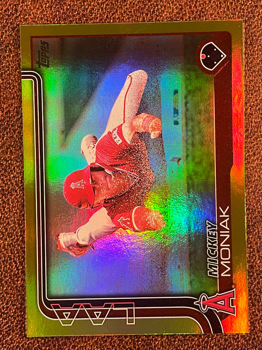 Mickey Moniak - 2025 Topps Series 2 - GOLD Rainbow Foil /50 - Angels