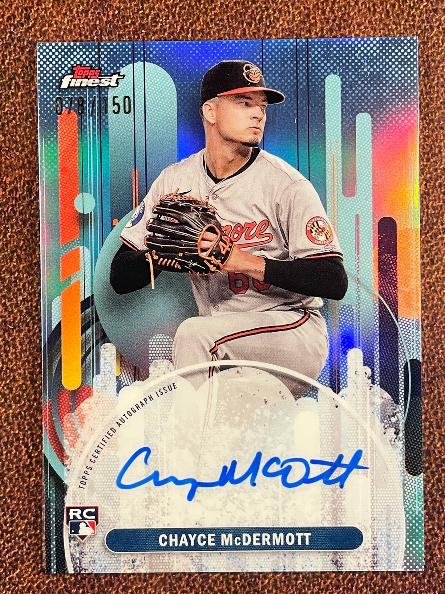 Chayce McDermott - 2025 Topps Finest - AUTO /150 - Orioles