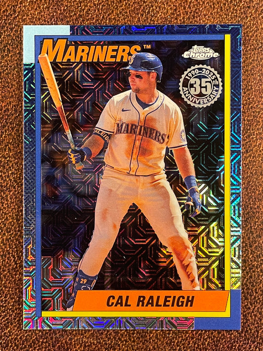 Cal Raleigh - 2025 Topps Series 2 - 1990 MOJO - Mariners