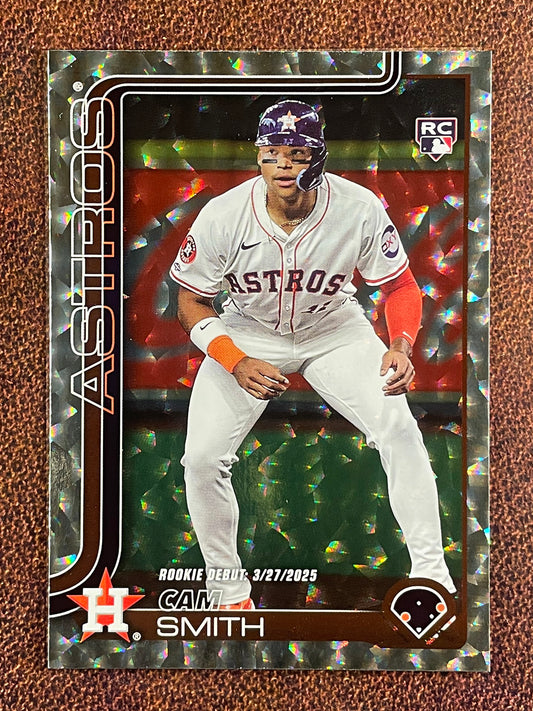 Cam Smith - 2025 Topps Update - Rookie Crackle Foilboard - Astros