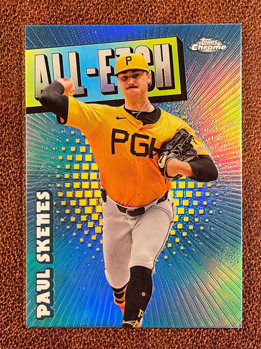 Paul Skenes - 2025 Topps Chrome - All Etch - Pirates