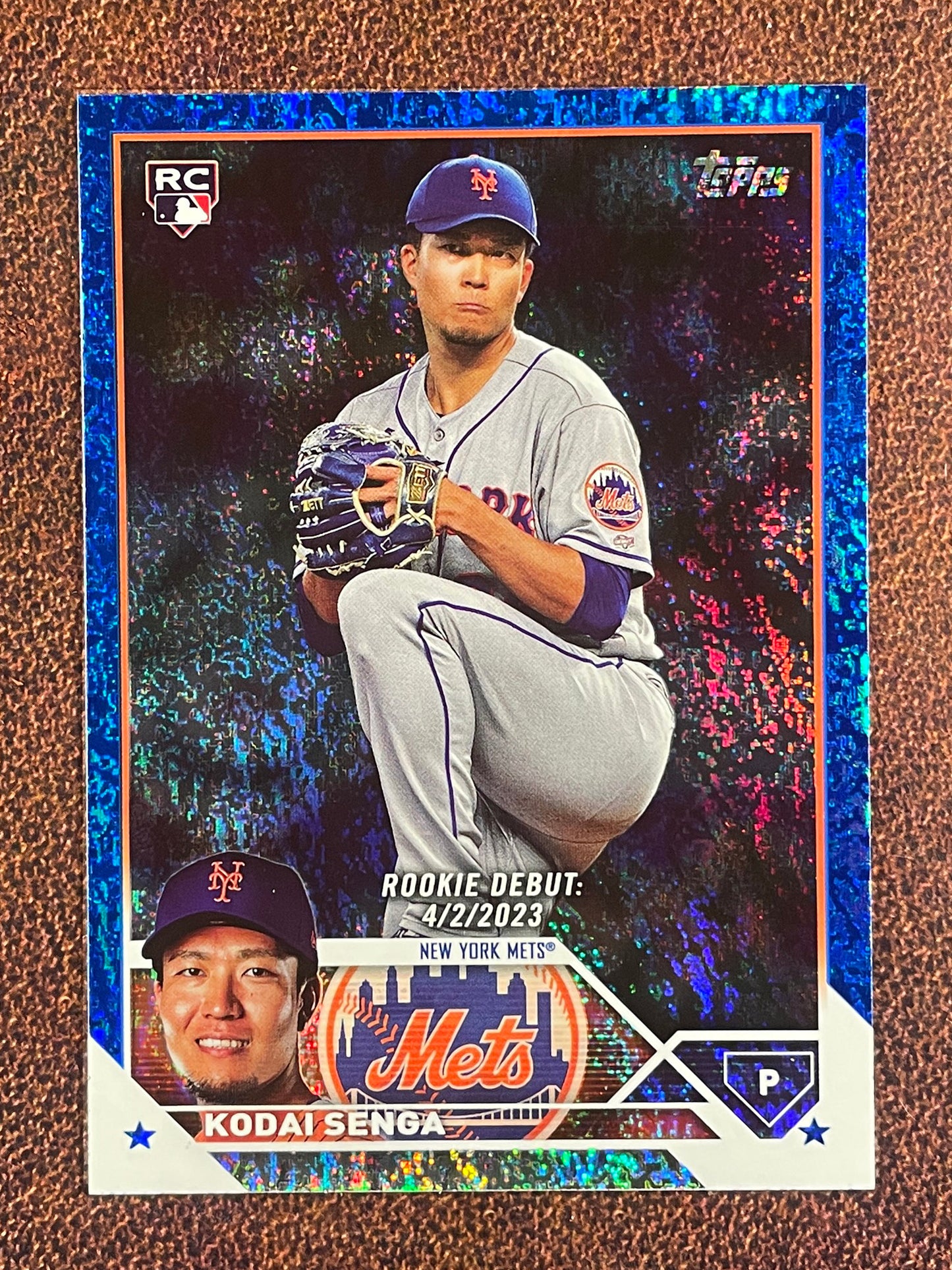 Kodai Senga - 2023 Topps Update - Blue Holofoil /999 - Mets