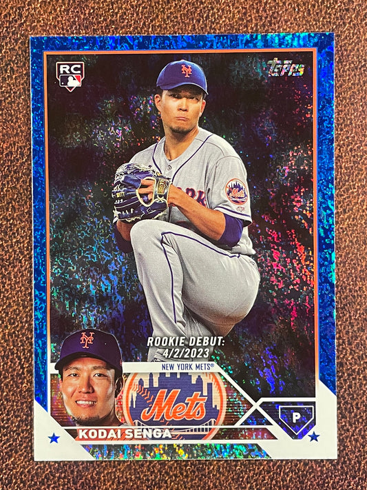 Kodai Senga - 2023 Topps Update - Blue Holofoil /999 - Mets