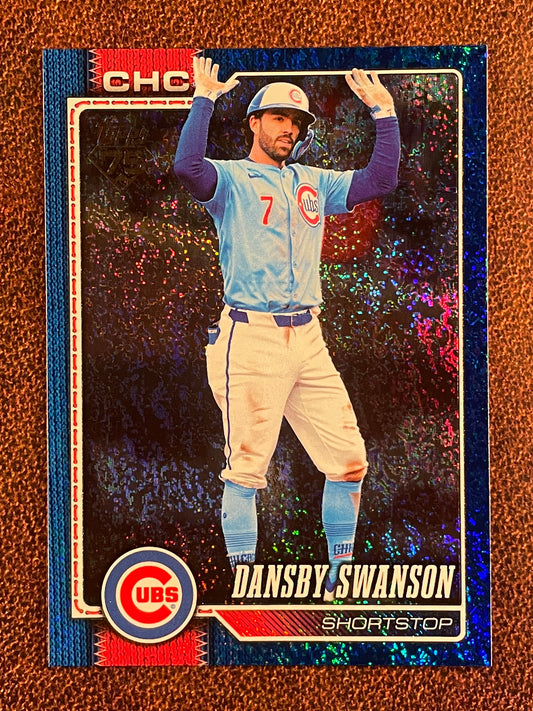 Dansby Swanson - 2026 Topps Series 2 - BLUE Holofoil /150 - Cubs