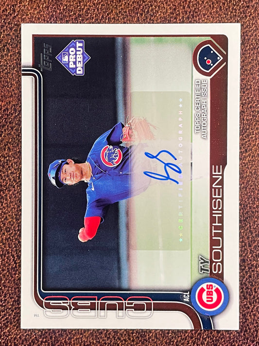 Ty Southisene - 2025 Topps Pro Debut - AUTO - Cubs