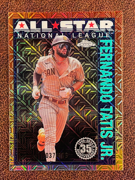 Fernando Tatis Jr. - 2025 Topps Series 2 - AQUA All Star MOJO /199 - Padres