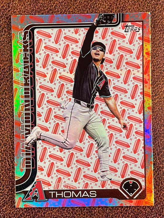 Alek Thomas - 2025 Topps Series 2 - Hot Dog Foil /99 - Diamondbacks
