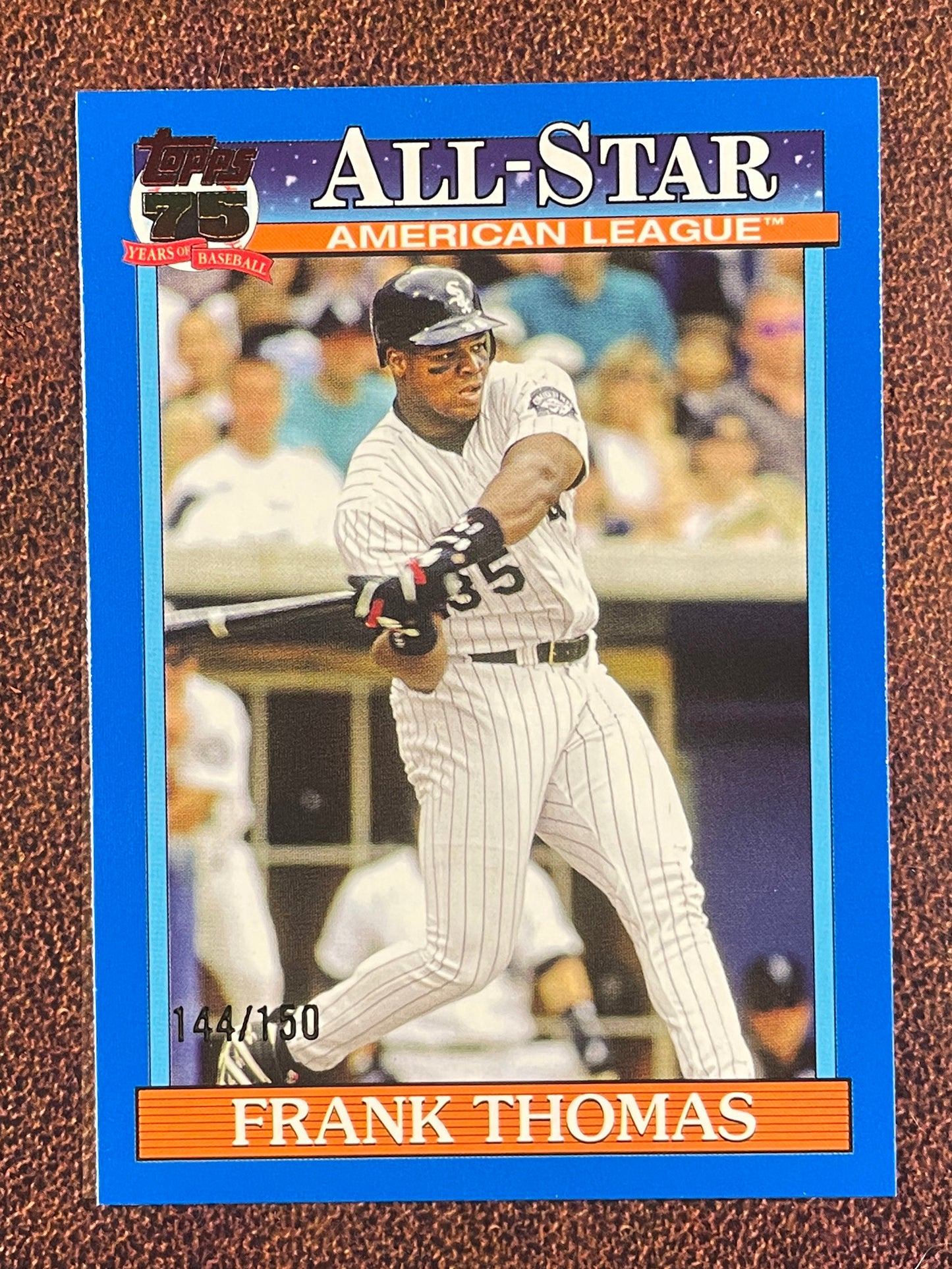 Frank Thomas - 2026 Topps Series 2 - BLUE All Star /150 (*Slight corner/edge whiting*) - White Sox