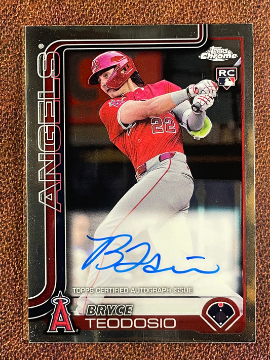 Bryce Teodosio - 2025 Topps Chrome - Rookie AUTO - Diamondbacks