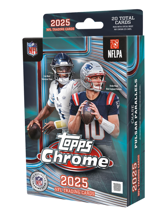 2025 Topps Chrome Football Hanger Box